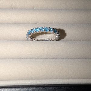 10K White Gold Eternity Ring